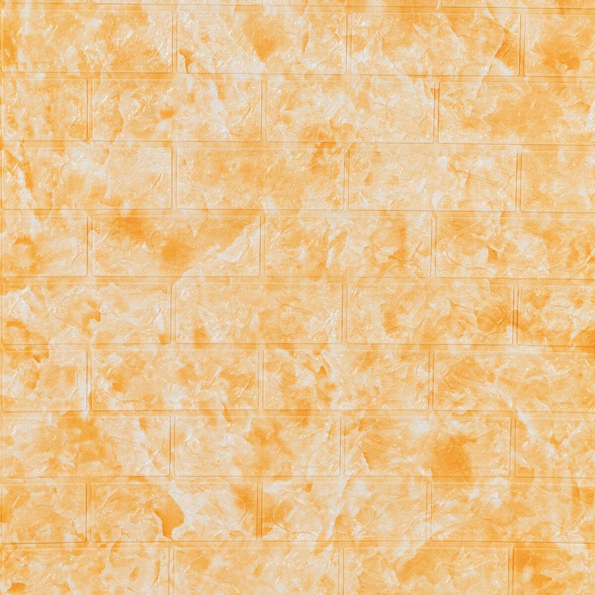 3D панели под камень бежевые — крупный план текстуры и структура вспененного полипропилена