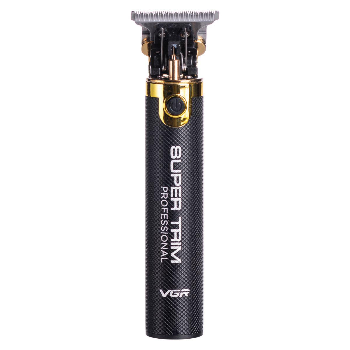 профессиональный аккумуляторный триммер для стрижки VGR V-082, T-образное лезвие, 1500 мАч