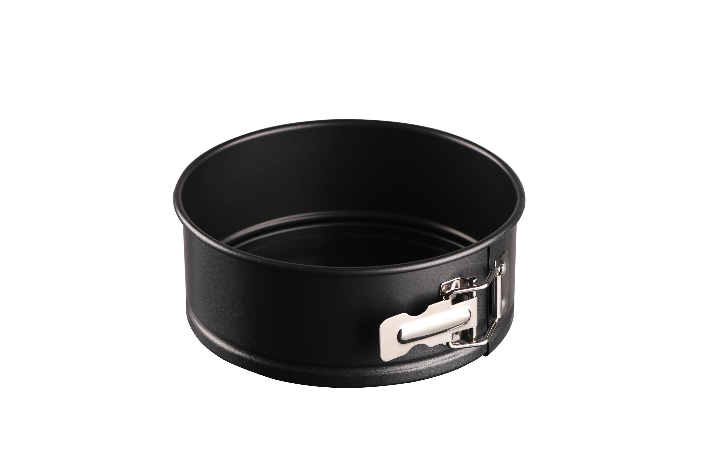 Разъемная форма для выпечки 16x4 см из углеродистой стали с съемным дном, антипригарная