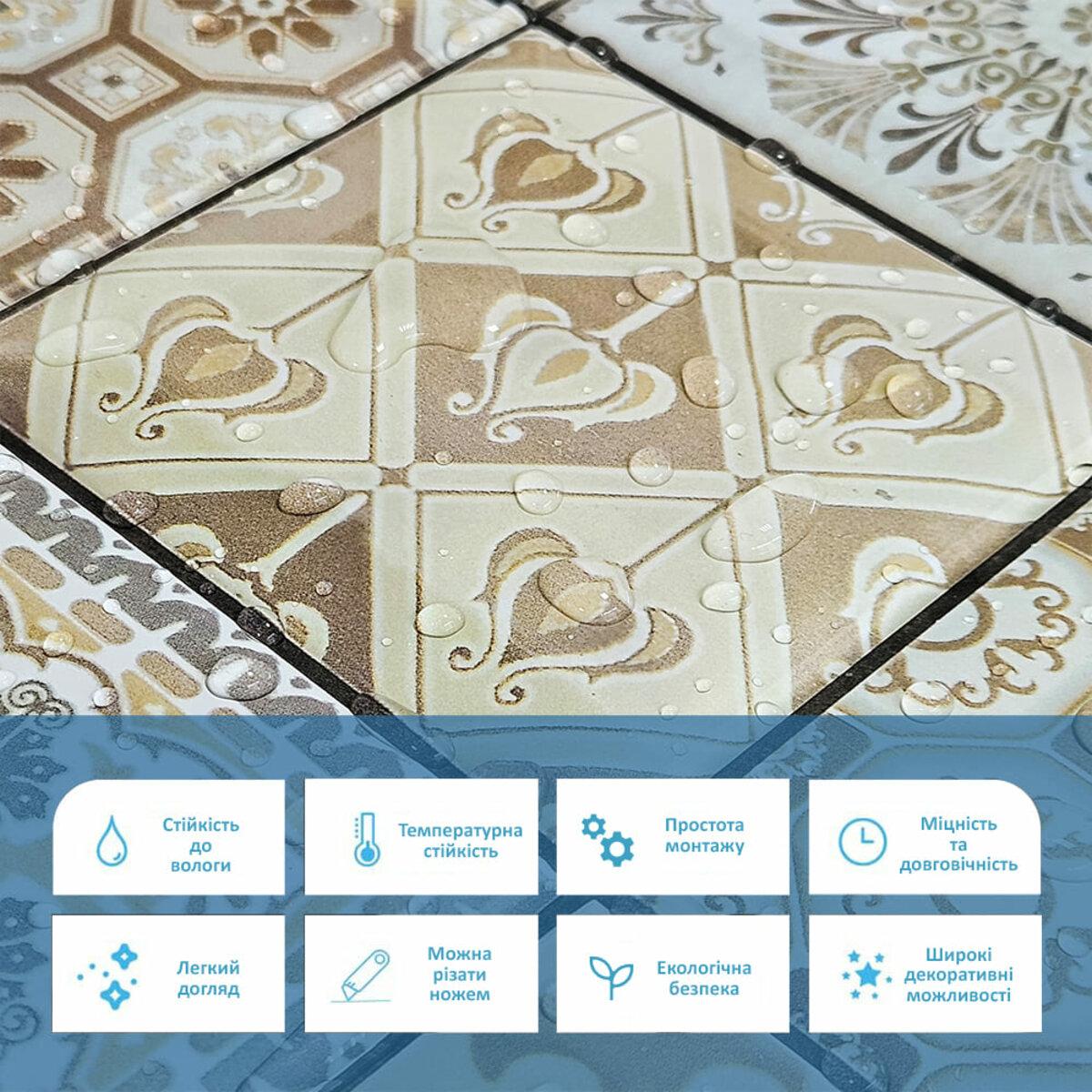 Крупный план влагостойкой ПВХ панели 4 мм — панели ПВХ для кухни и ванной