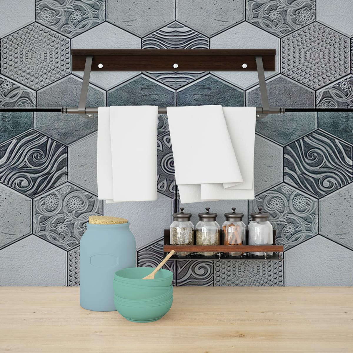 Декоративная ПВХ панель 960x480 мм в интерьере — панели ПВХ для стен и потолка