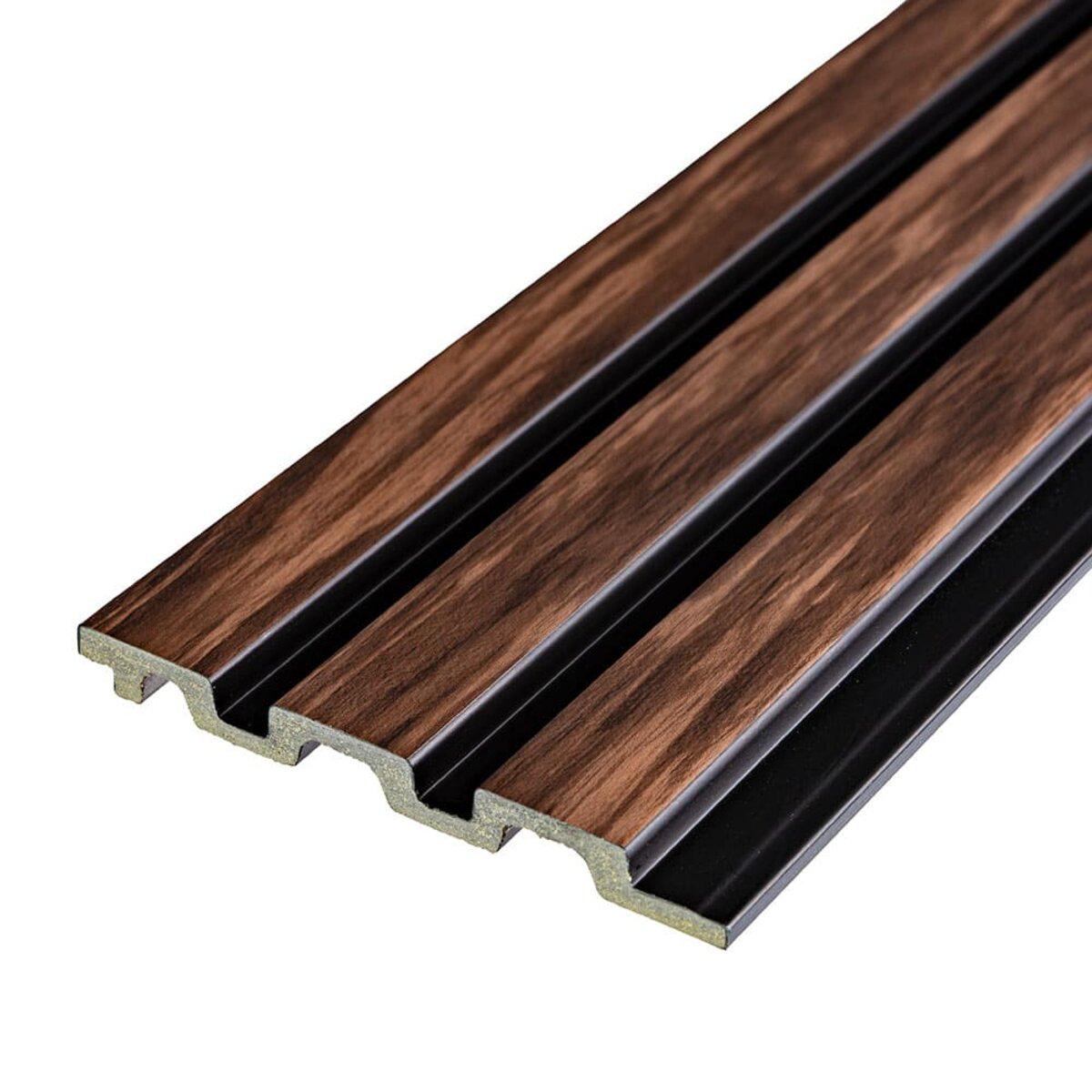 Профиль рейки PS 120x2900x12 мм крупный план, панели рейки для отделки стен