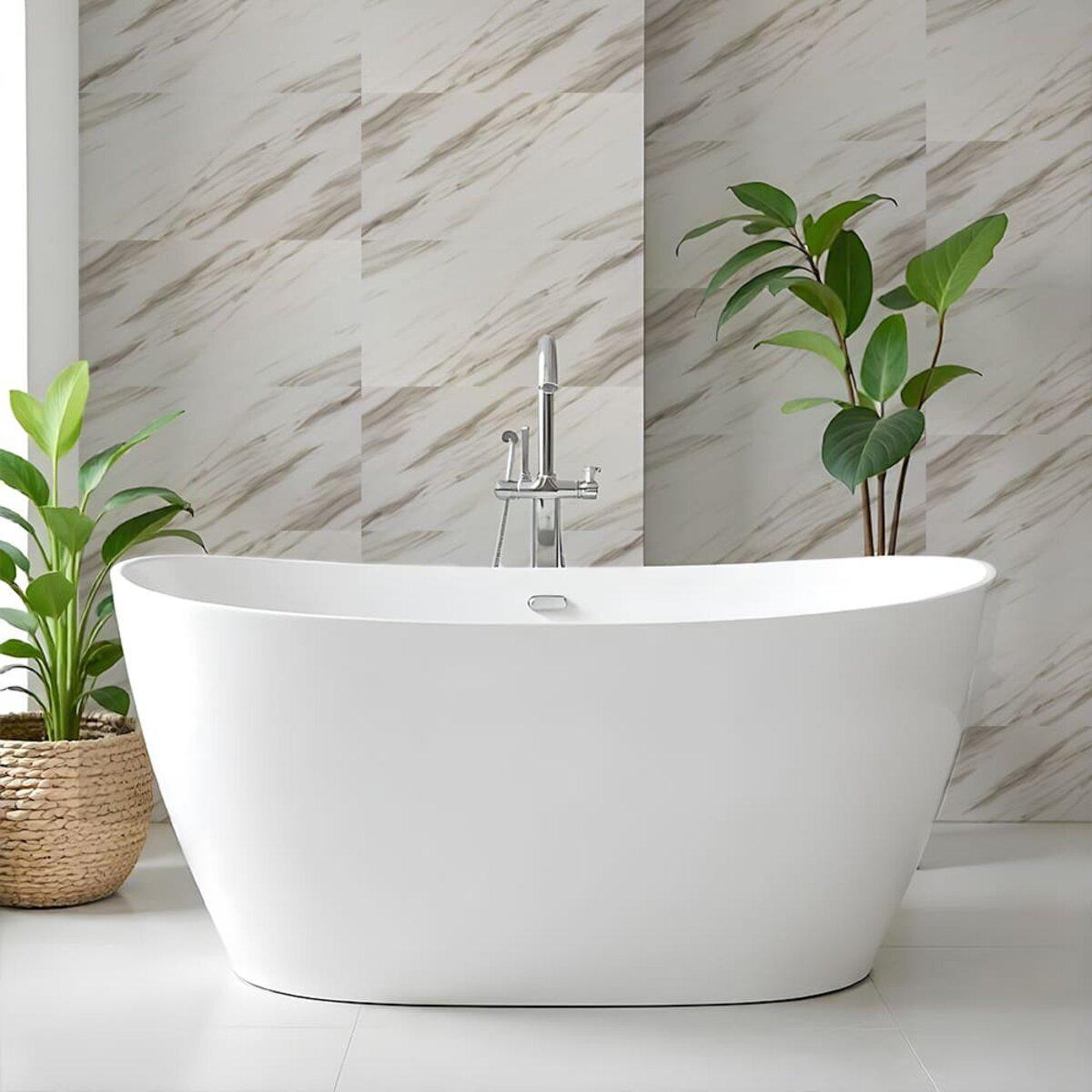 Самоклеящаяся PET плитка 600х300 мм в кухонном интерьере — влагостойкая декоративная плитка для кухни