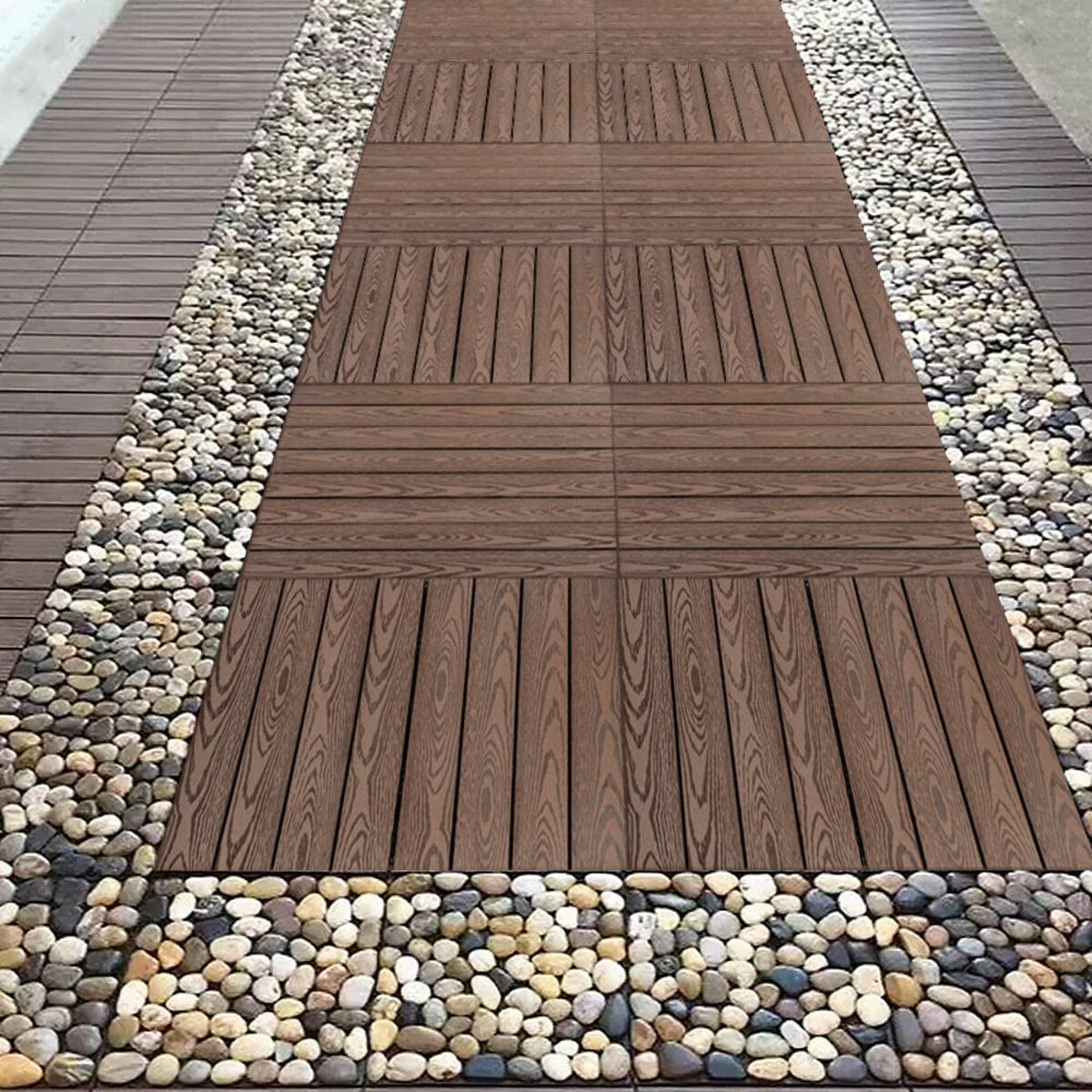 Плитка під дерево з ДПК для тераси, балкона та зони відпочинку