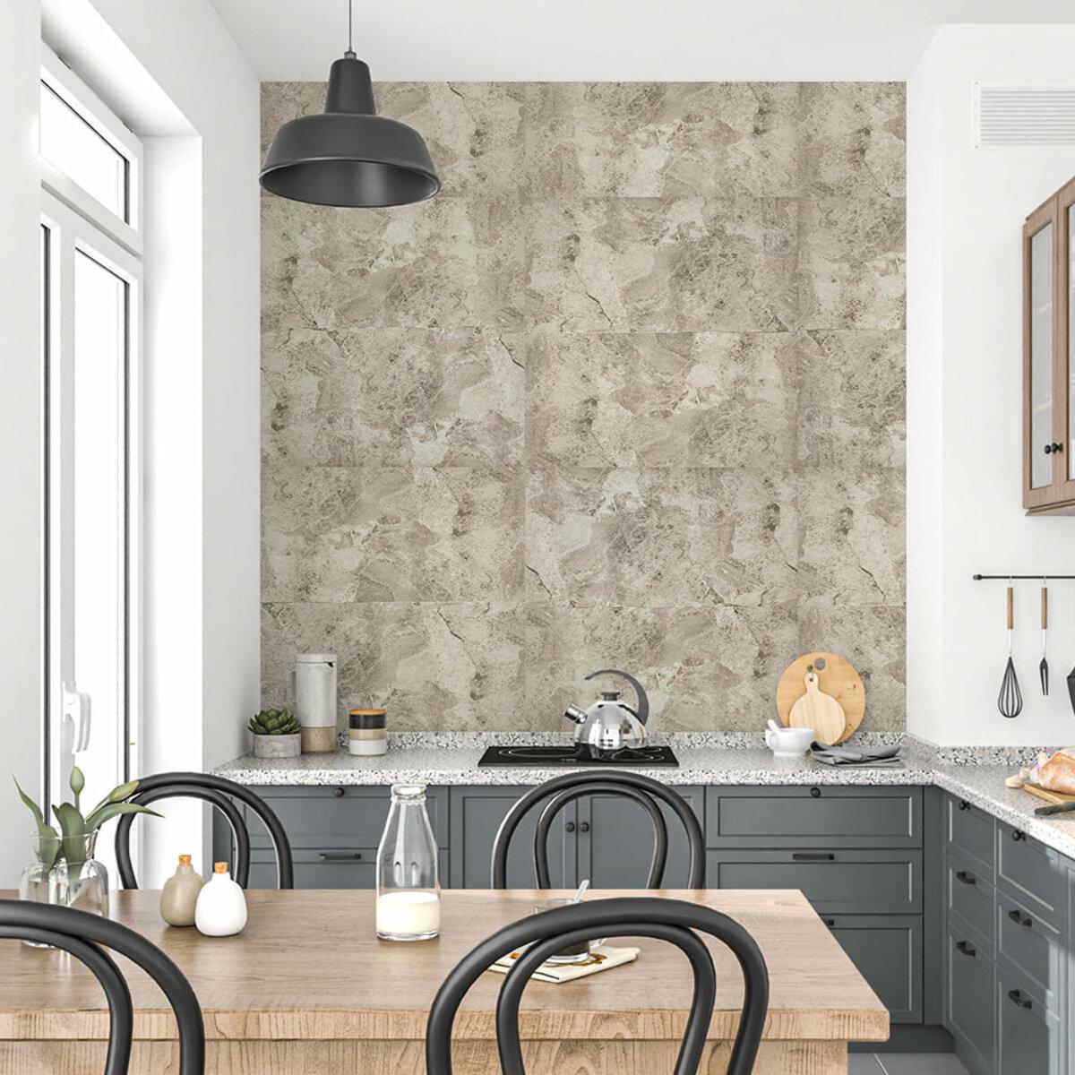 самоклеящаяся ПВХ плитка 600х300 фартук кухни винил плитка под мрамор