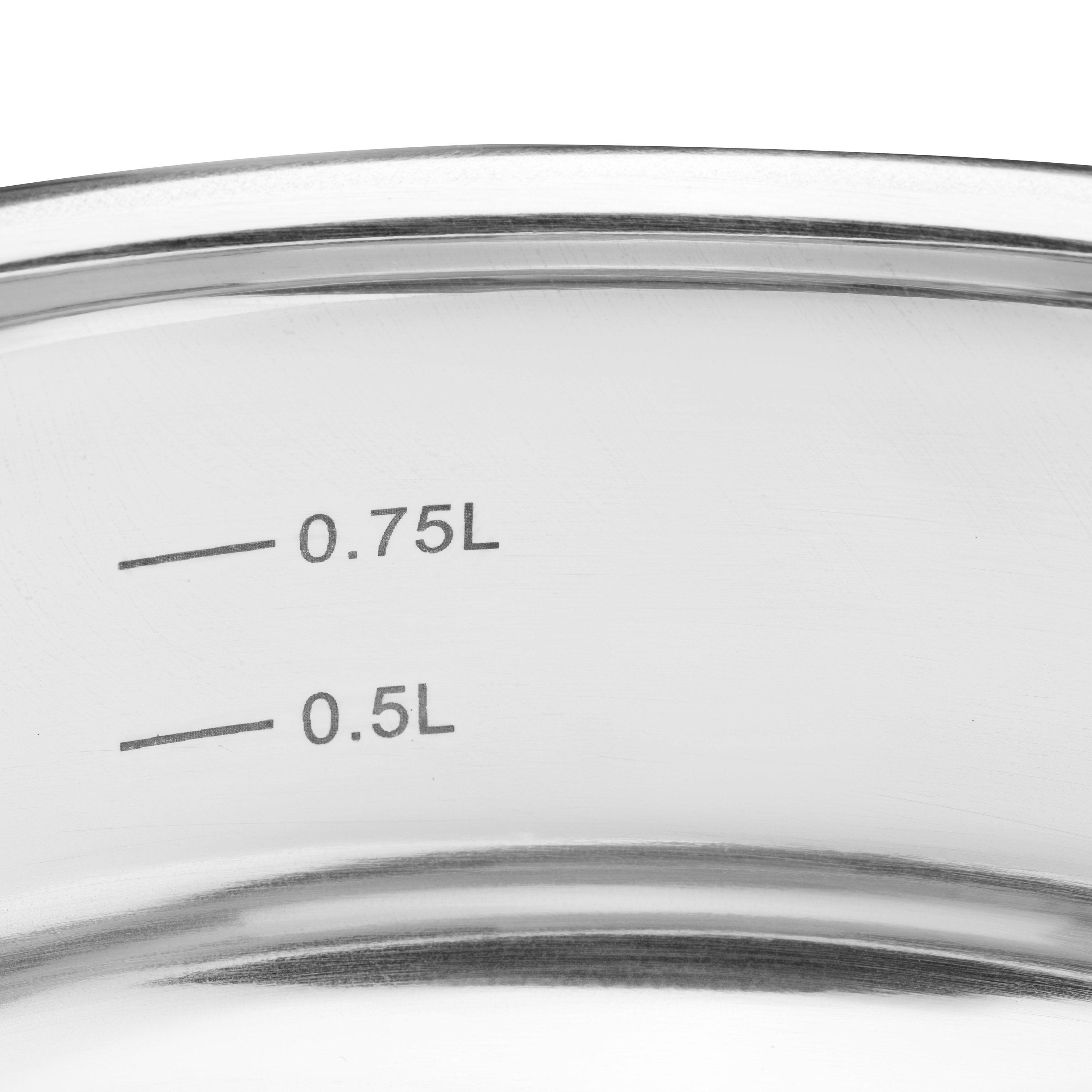 Ковш с мерной шкалой 0.5L 0.75L — крупный план внутренней шкалы