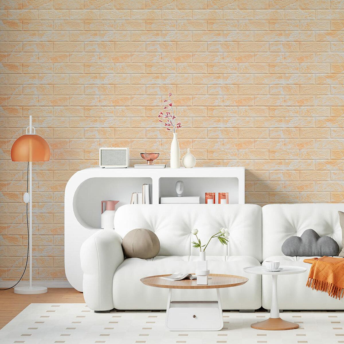 панели под бежевый мрамор для стен в интерьере 700x770x5мм