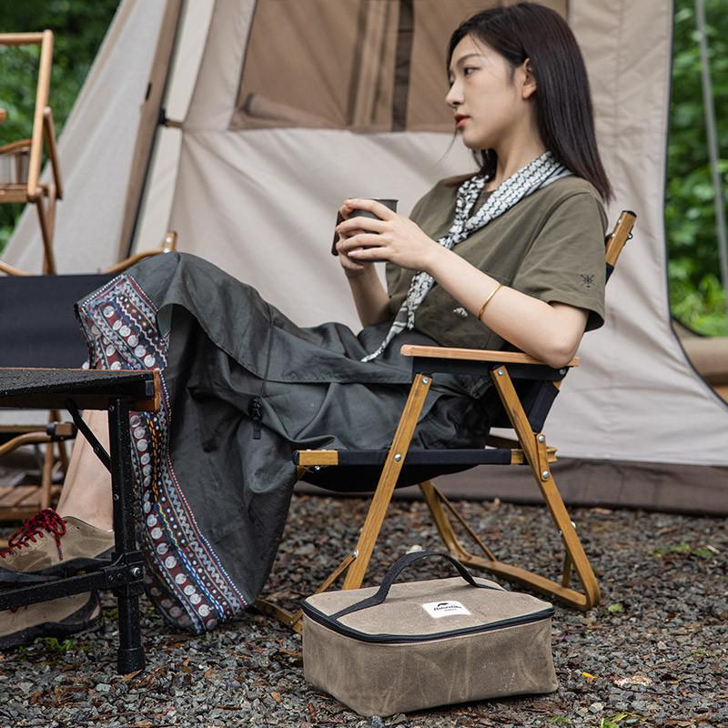 сумка для туристической посуды Naturehike коричневая 5.4 л