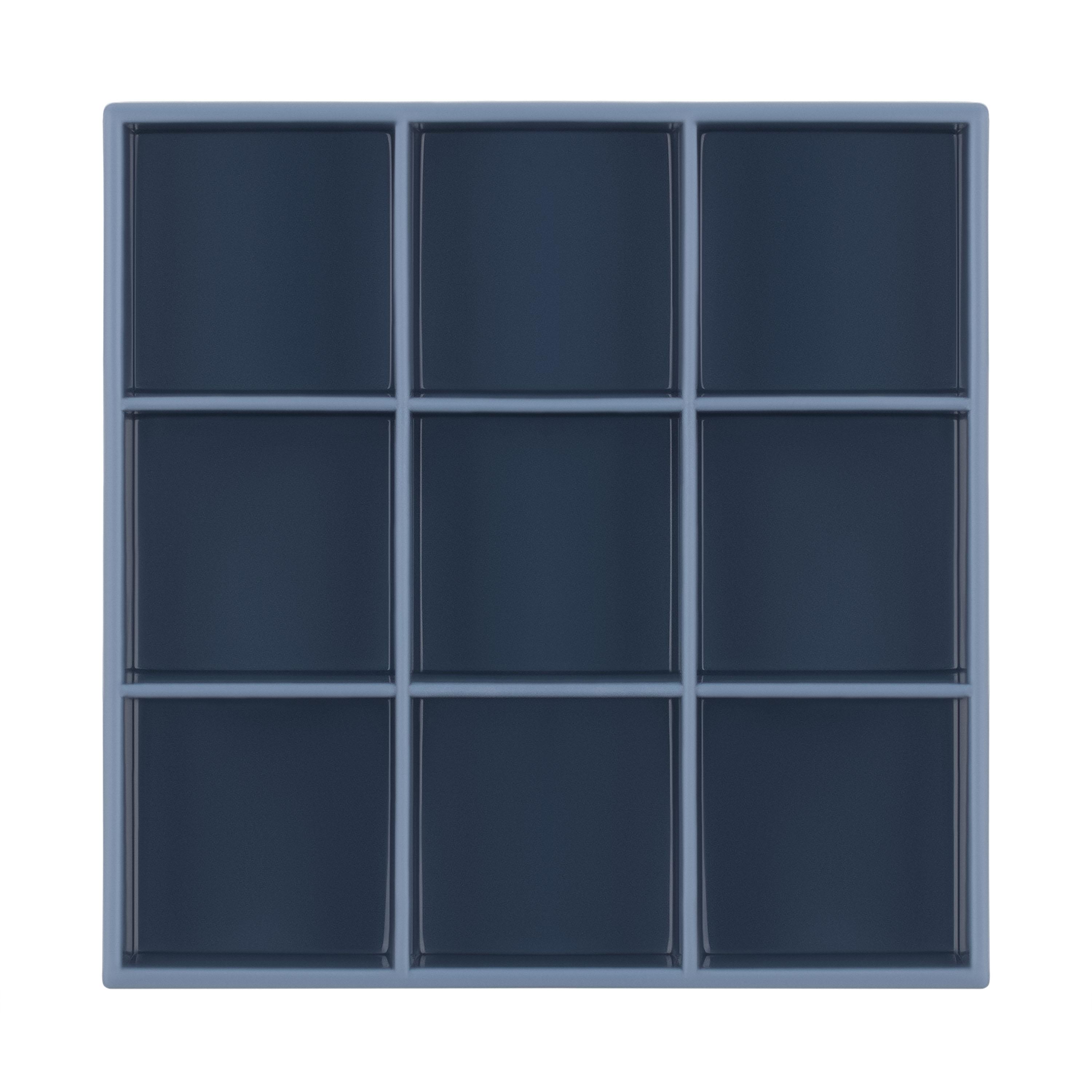 силиконовая форма для льда 10.9x10.9x3.6 см — набор ARDESTO Gemini, 12 ячеек, синий