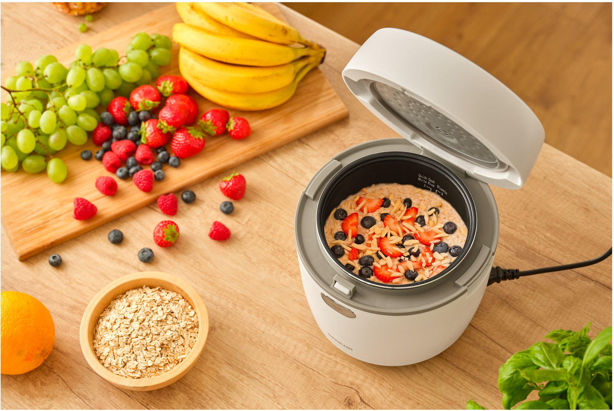 мини рисоварка на 0,6 л с корзиной для пара — внутренняя чаша и аксессуары