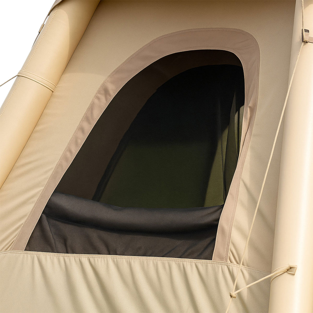 Надувная палатка 3‑мест 230×230×150 — самонадувающаяся палатка для кемпинга с тентом