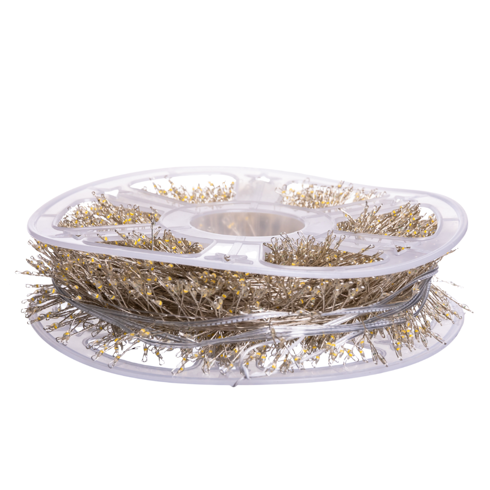 катушка гирлянды 3000 LED белый провод плотная светодиодная гирлянда на катушке