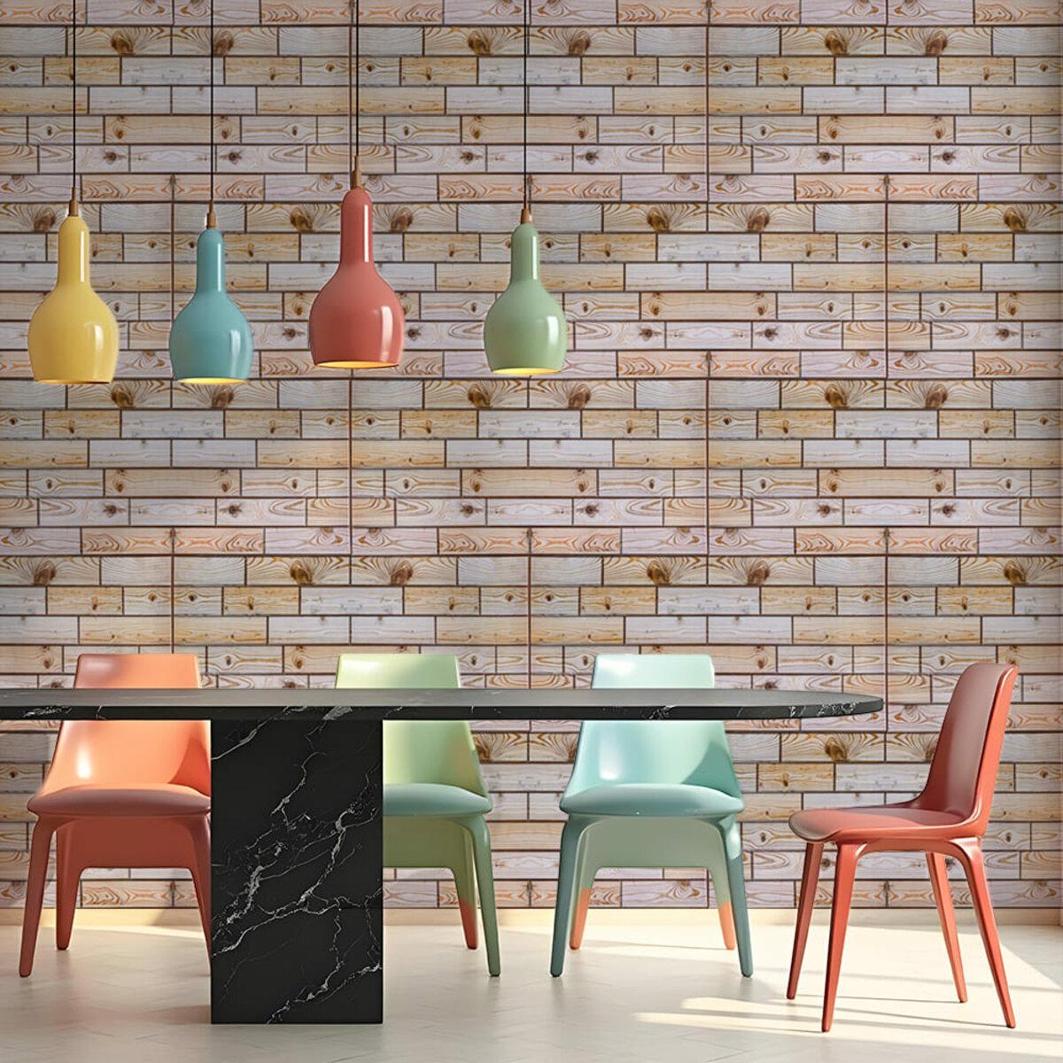 декоративная ПВХ панель под дерево 960x480 интерьерная отделка панели ПВХ для стен имитация кирпича