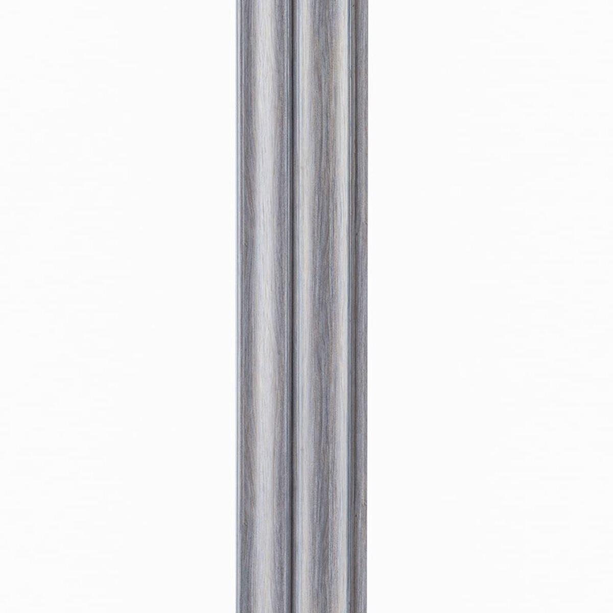 Крупный план — водостойкая поверхность рейки PS серое дерево, термоперенос и защитный слой