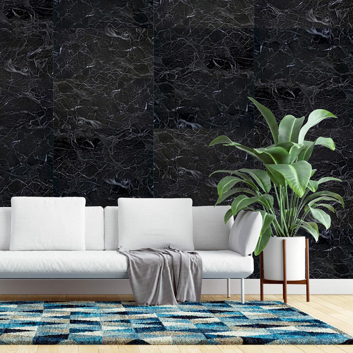 виниловая плитка имитация мрамора глянец 600x300 самоклеящаяся для стен