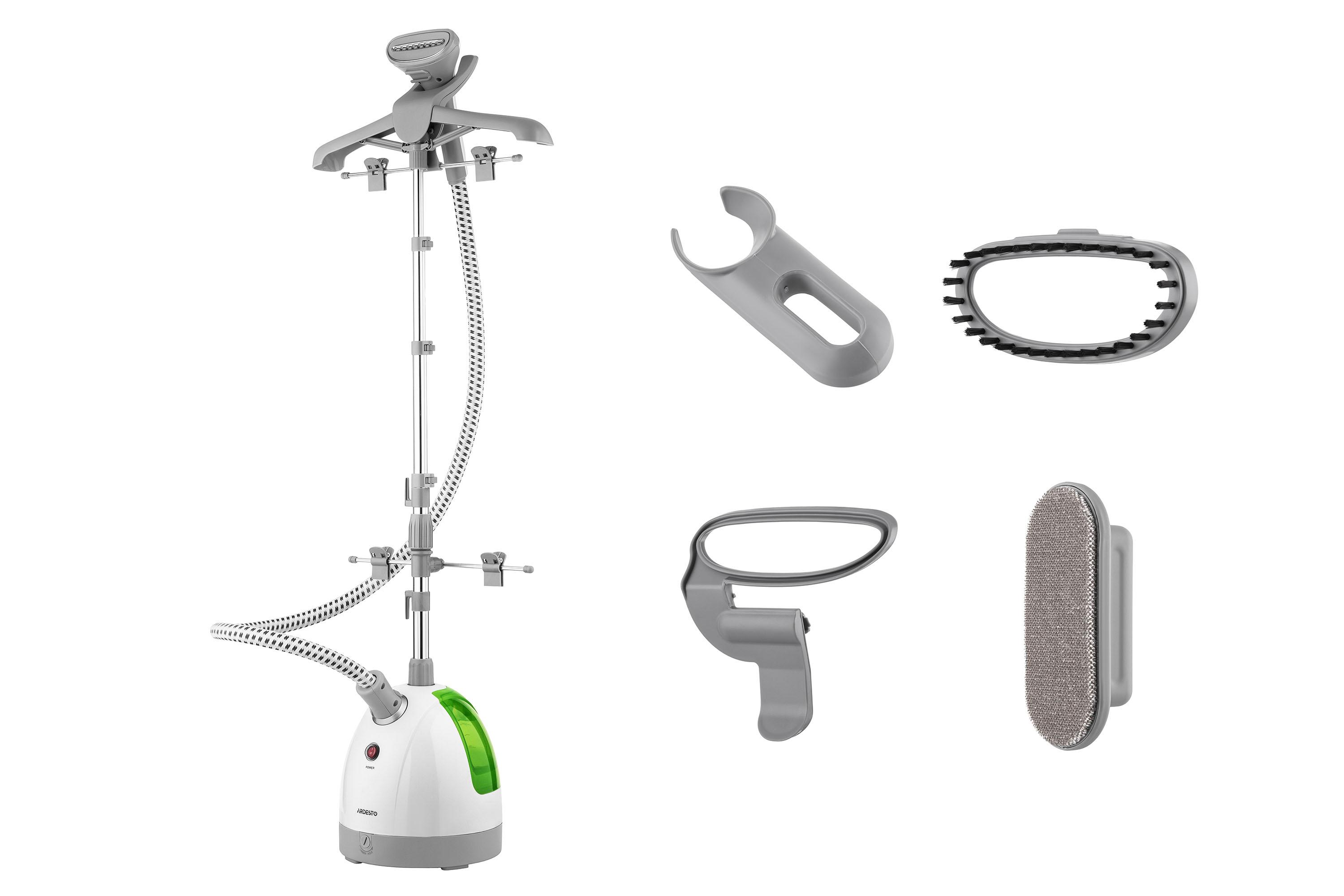 Вертикальный отпариватель для одежды Ardesto с мощной подачей пара и большим резервуаром