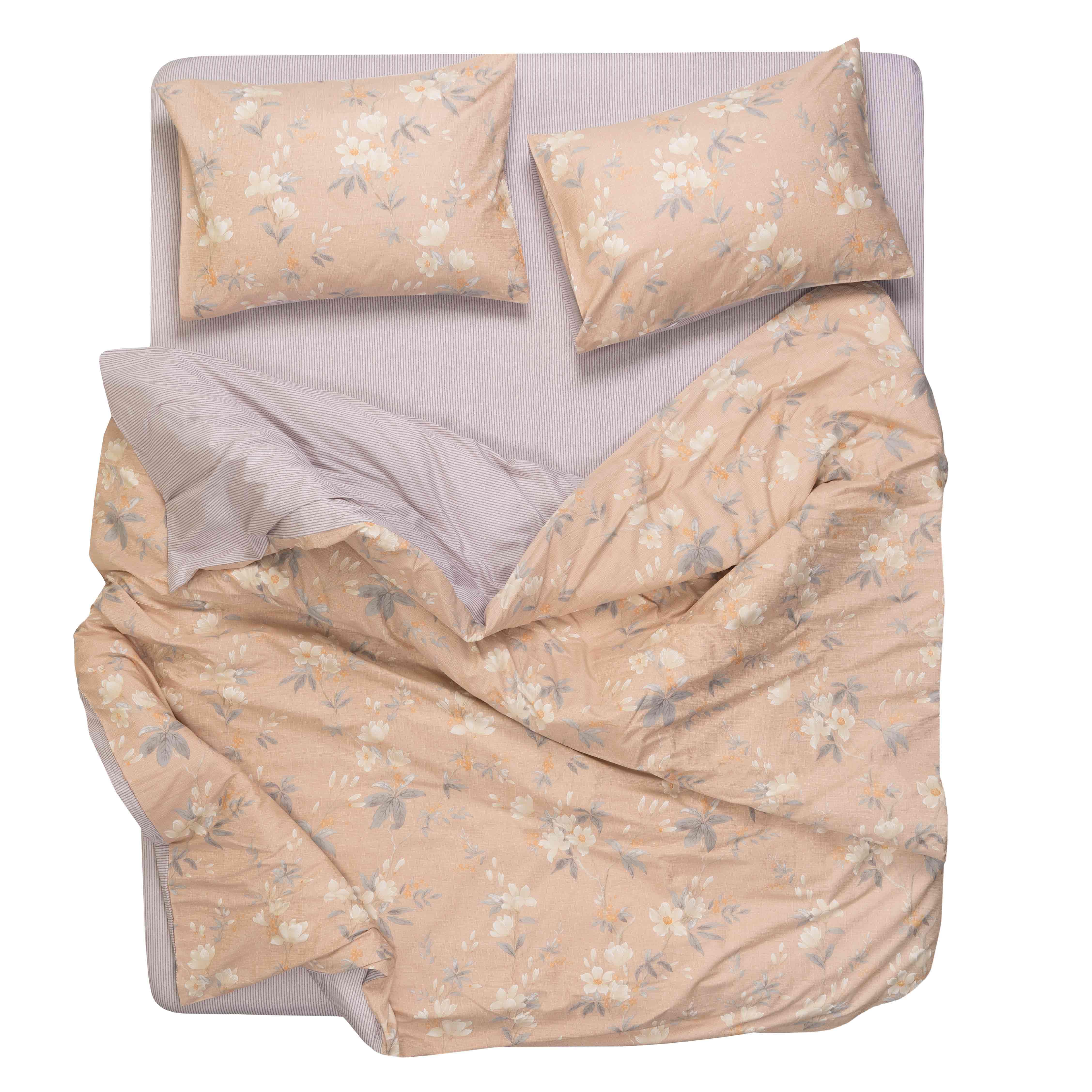 сатиновый двуспальный комплект постельной білизни 200x220 в интерьере