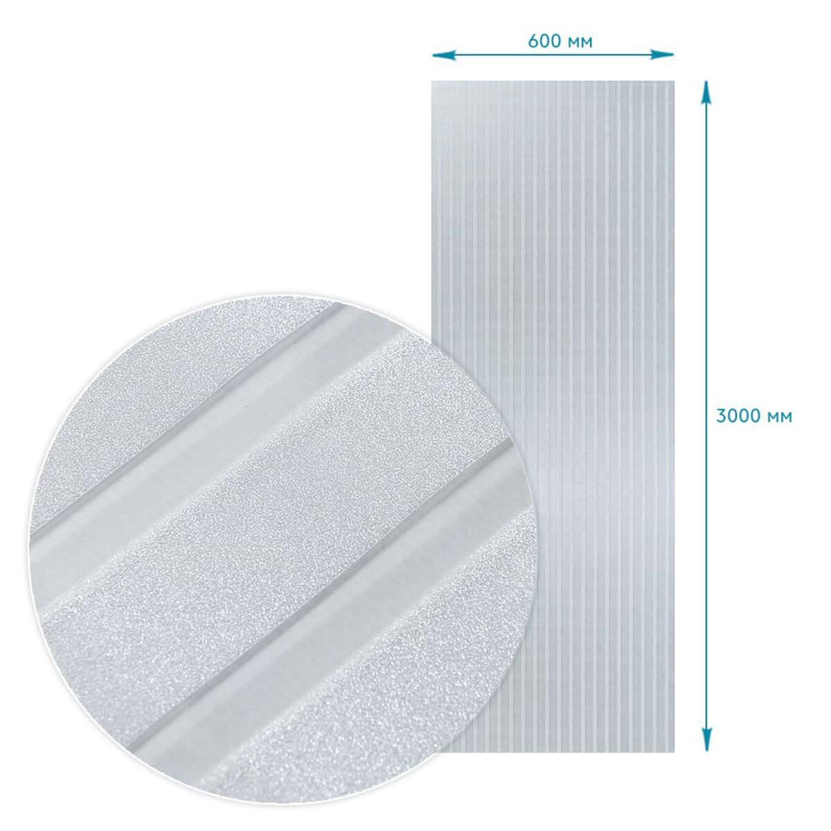 Призматическая текстура ПВХ пленки 600x3000 мм — пленка для стекол с УФ-защитой
