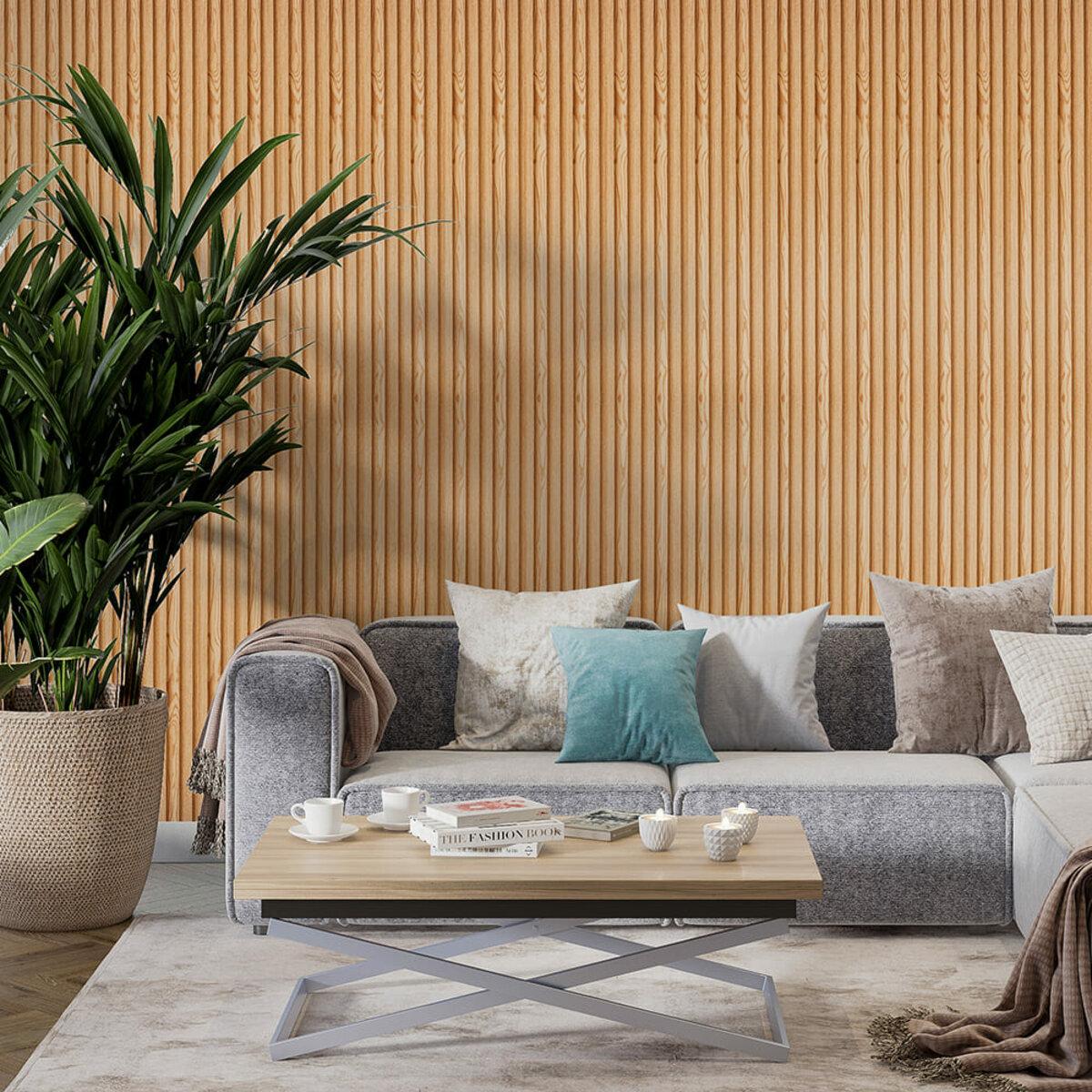 декоративные рейки для внутренней отделки в интерьере — водостойкая WPC рейка в композитном исполнении