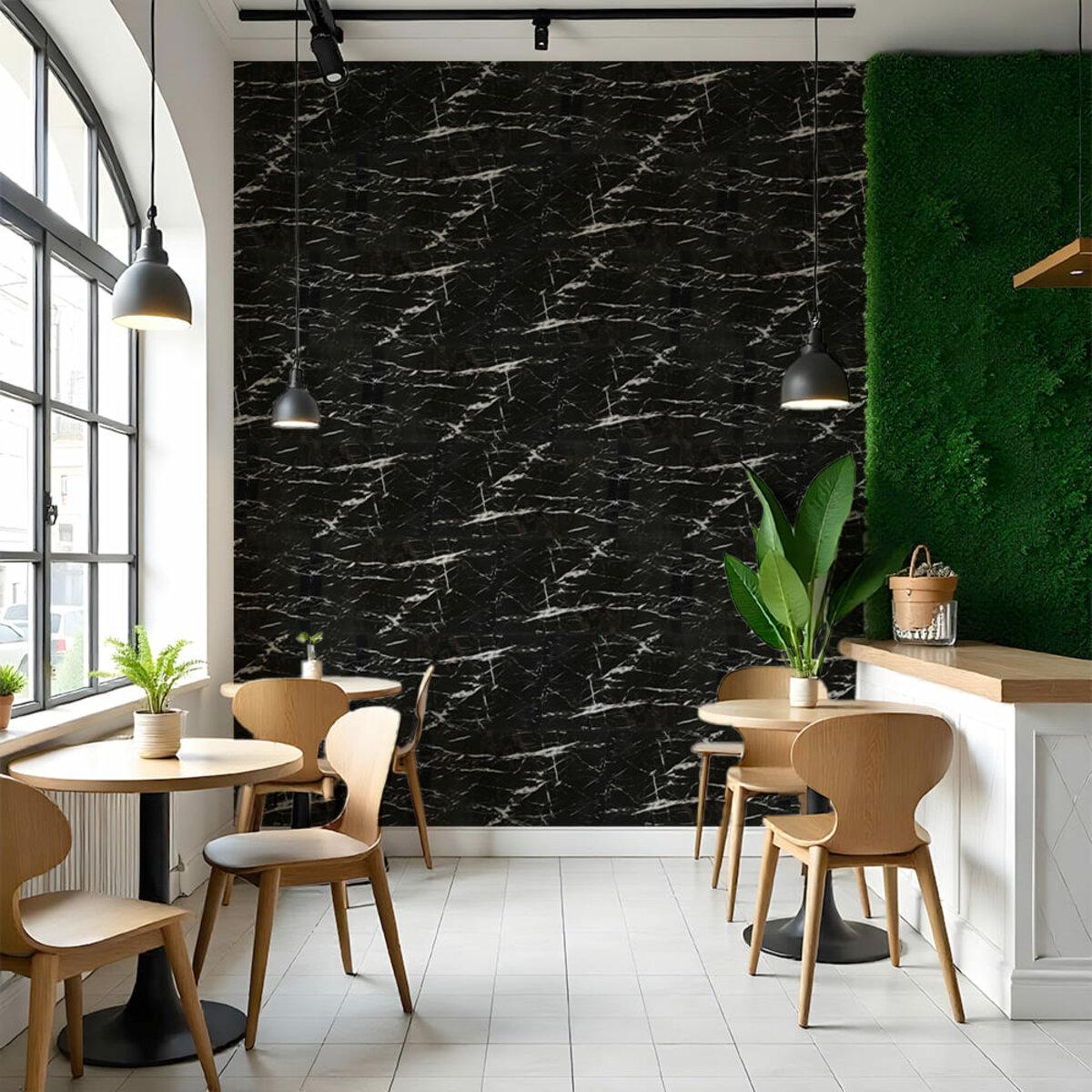 влагостойкая настенная панель для кухни и ванной 600х300х2мм — декоративная самоклеящаяся плитка в интерьере