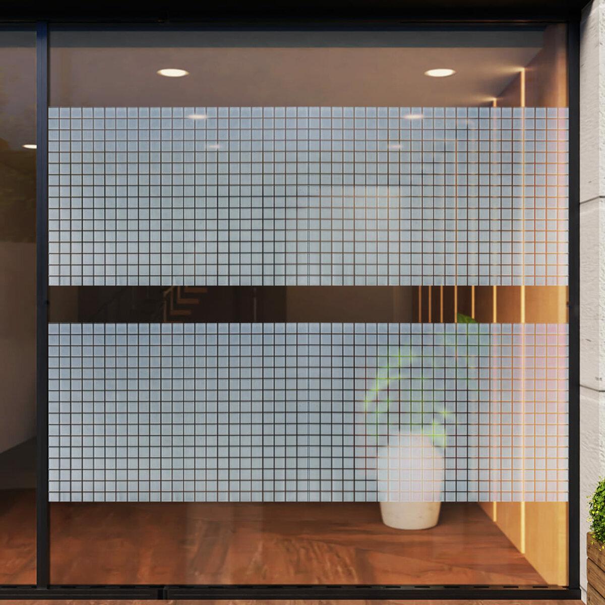 Пленка для конфиденциальности окон в интерьере с вазой — пленка ПВХ 600мм х 10м