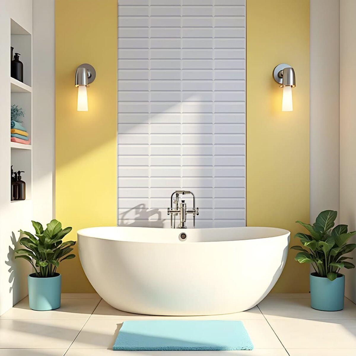 декоративная ПВХ панель для стен 960x480 4 мм в интерьере кухни и столовой