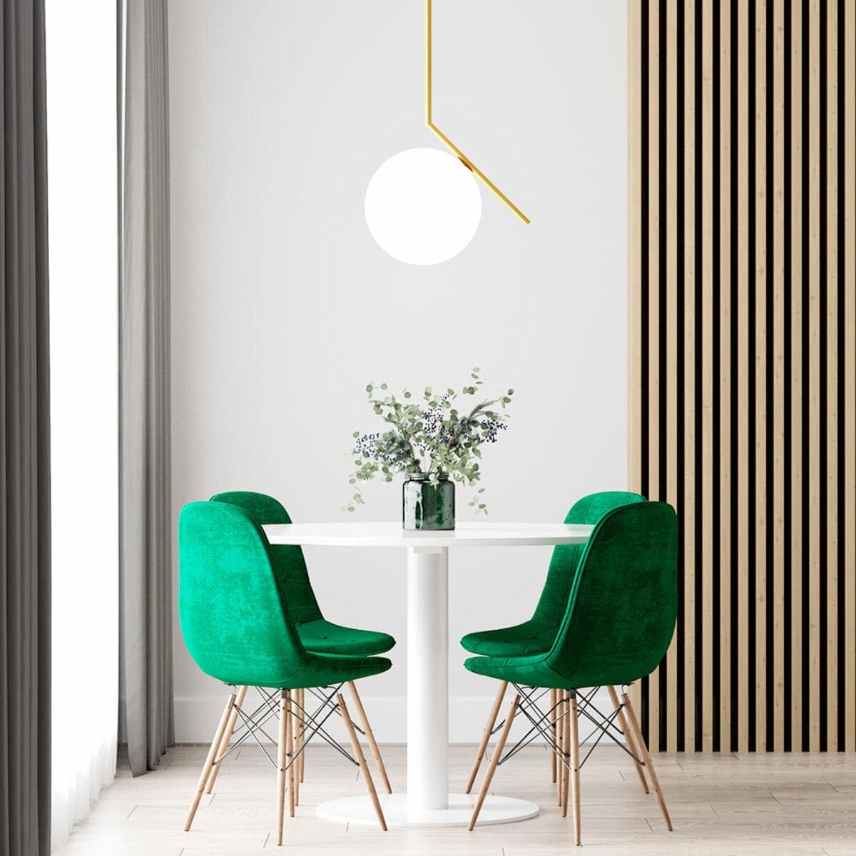 виниловая рулонная плитка для стен в интерьере — самоклеящаяся ПВХ плитка пример