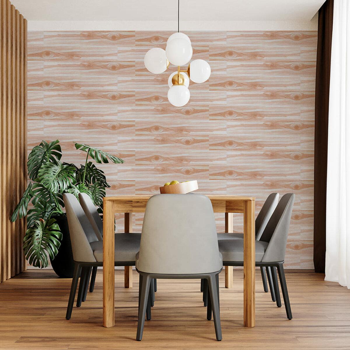 Двухслойная структура виниловой плитки на клеевой основе 152х914 мм — схема слоёв и теплоизоляция