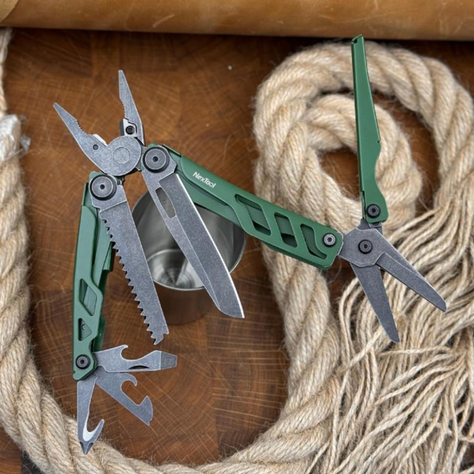 мультитул для туризма и быта с плоскогубцами и пилообразным лезвием, карманный мультитул с плоскогубцами