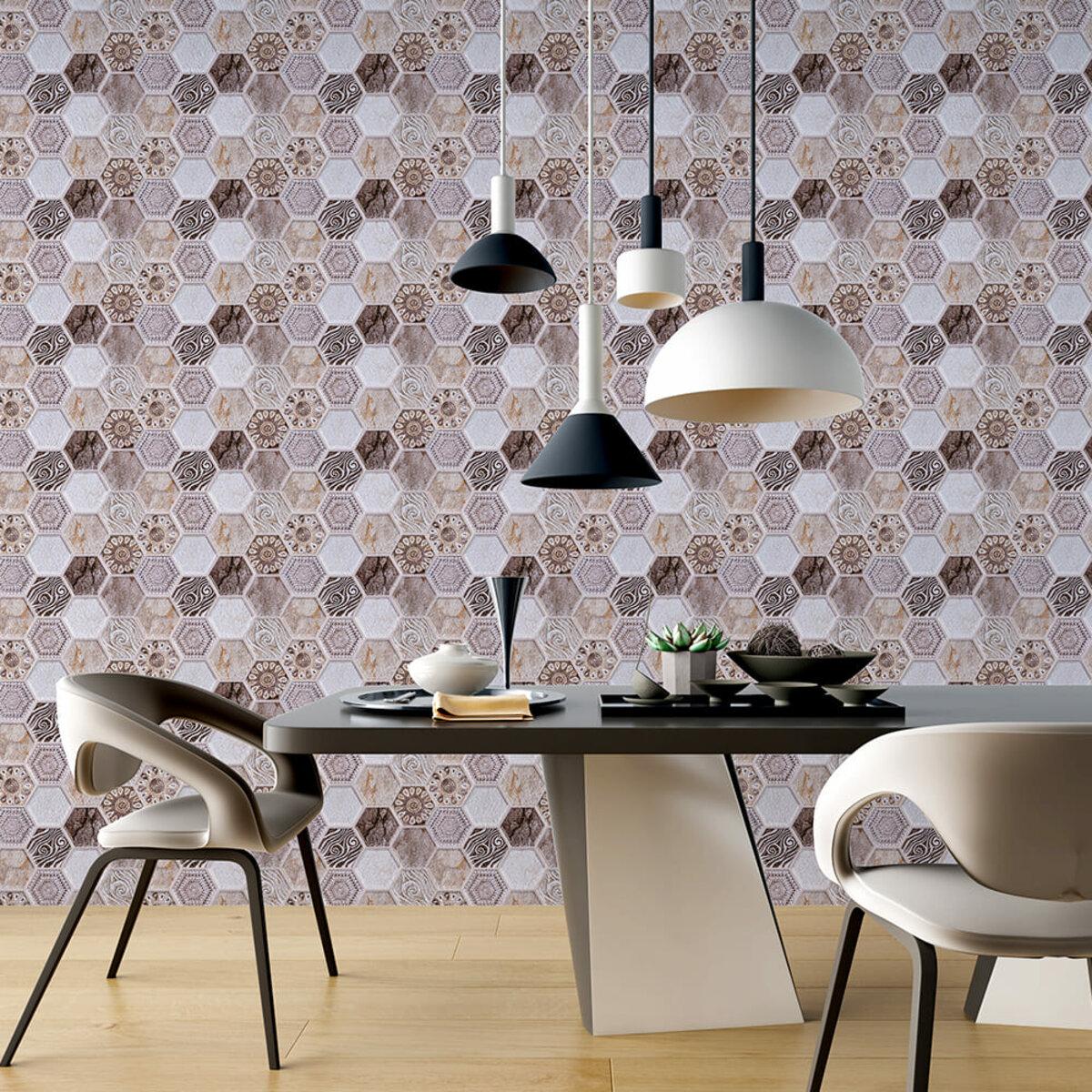 Винтажная самоклеящаяся ПВХ плитка в интерьере — декоративные ПВХ панели для интерьера 280x300 мм