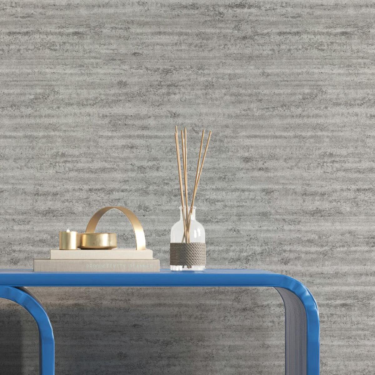 Самоклеюча гнучка штукатурка Темний граніт у сучасному інтер’єрі на стіні