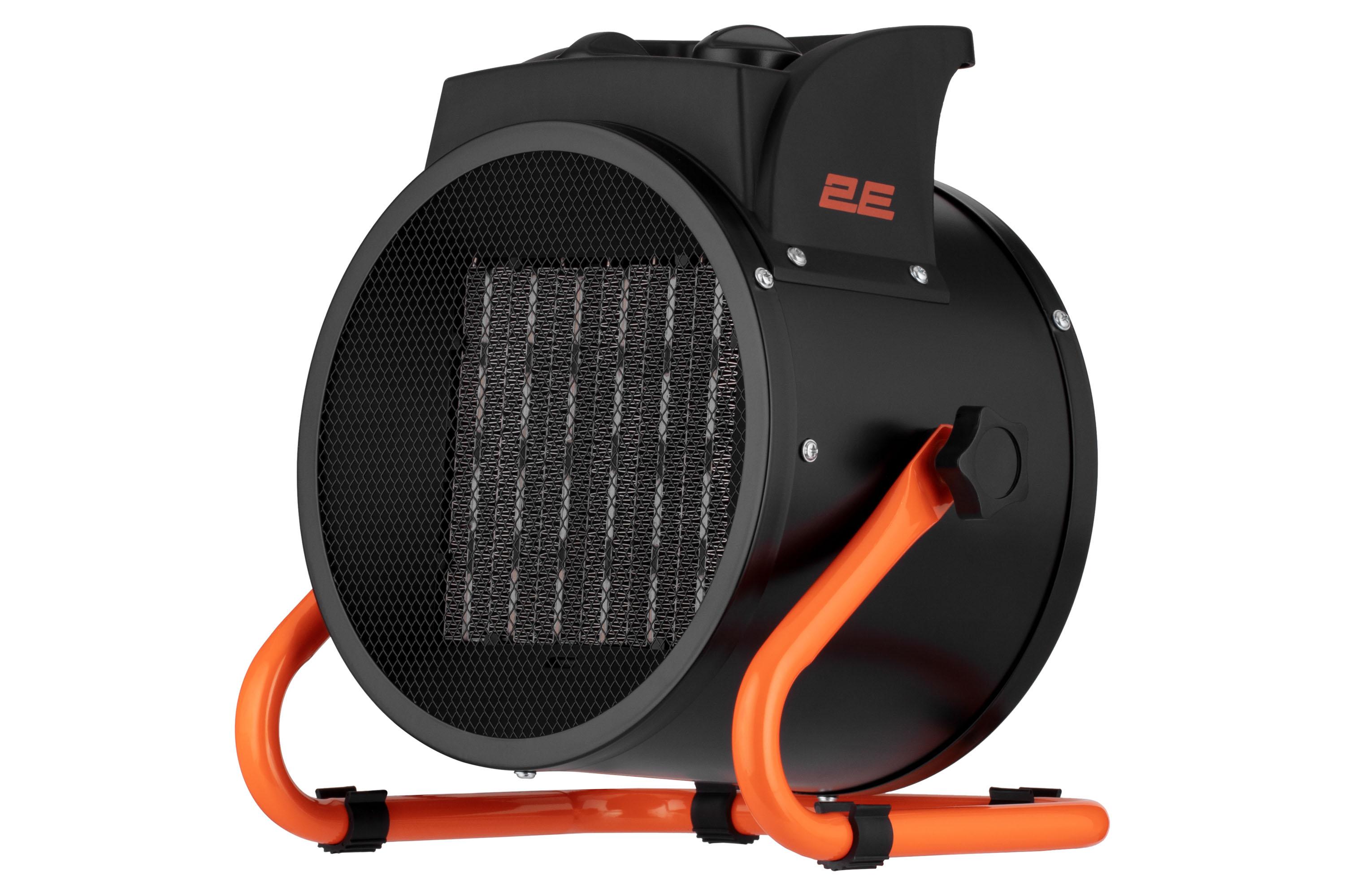 Переносная электрическая тепловая пушка 3 кВт с керамическим нагревателем PTC и расходом воздуха 280 м3/ч