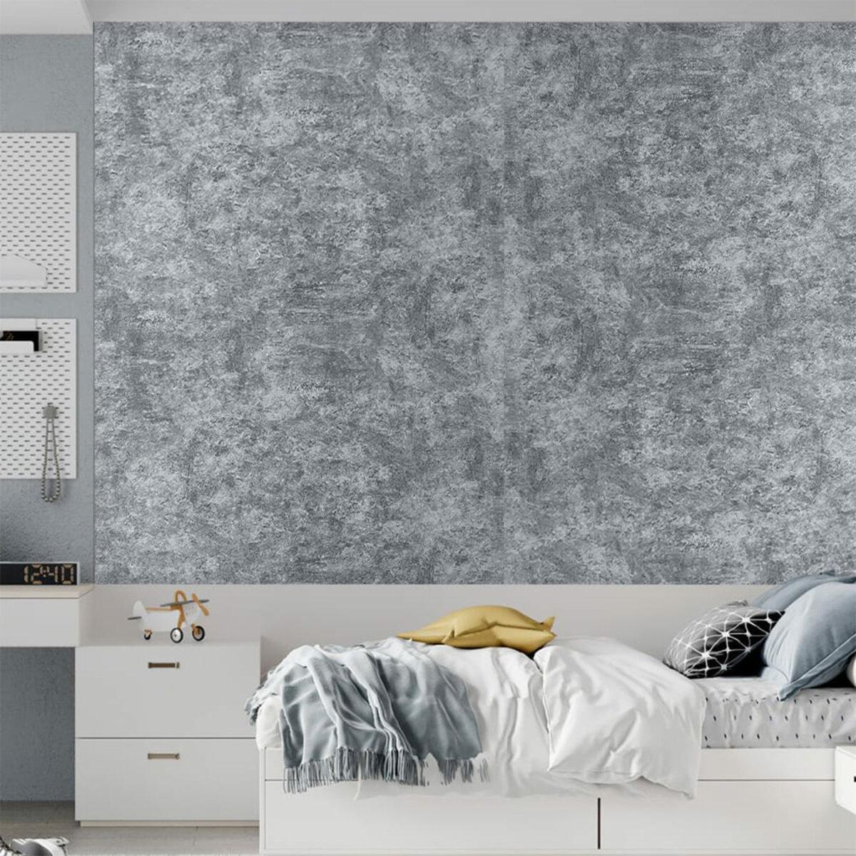 ПВХ плита пепельный мрамор в интерьере 2440x1220 мм декоративная ПВХ плита под мрамор