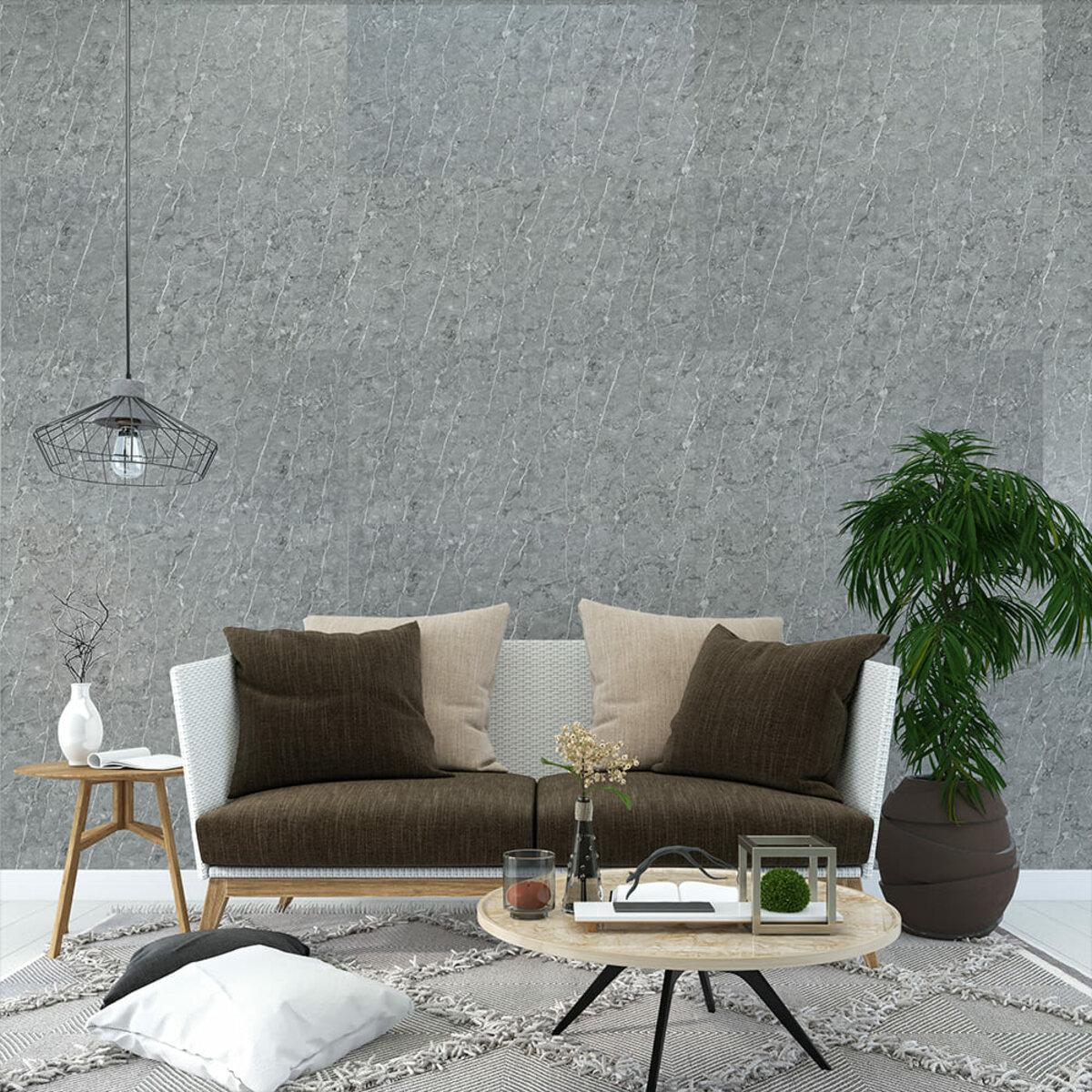 ПВХ панель мрамор в интерьере — пластиковая стеновая панель для интерьера 600x1200мм