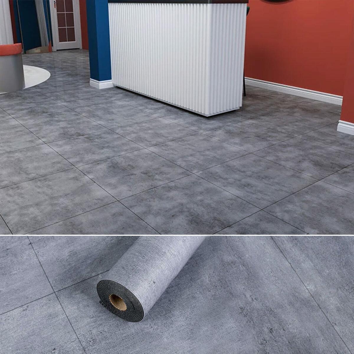 виниловое напольное покрытие в интерьере — самоклеящееся рулонное покрытие IXPE 3000x600x1.5мм