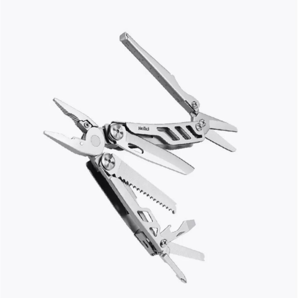 мультитул для ремонта и туризма с 14 функциями, плоскогубцами и набором бит