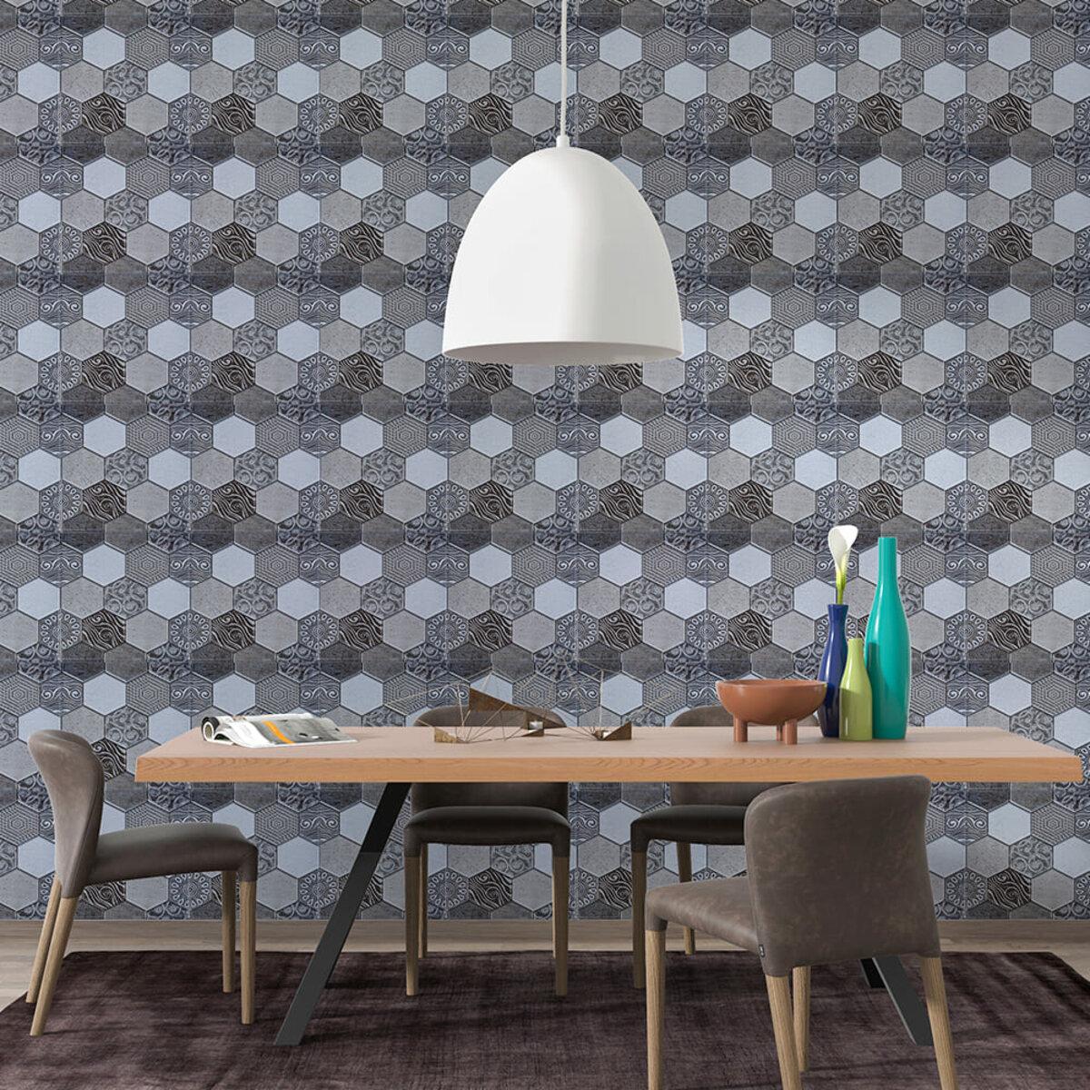 Самоклеящаяся ПВХ плитка 300x300 в интерьере — влагостойкая декоративная панель