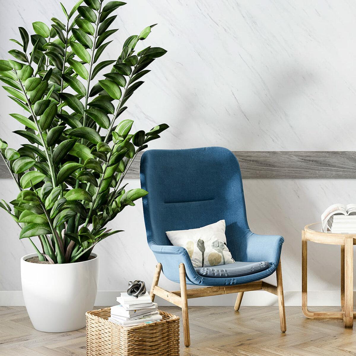 виниловый самоклеящийся молдинг в интерьере — молдинг для стыка стен и пола 5000x100x2 мм