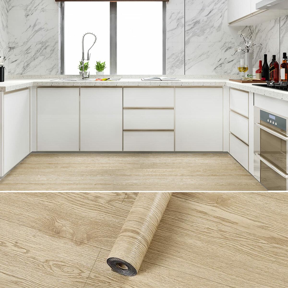 виниловое напольное покрытие в рулоне в интерьере кухни, IXPE 600x3000x1,5 мм