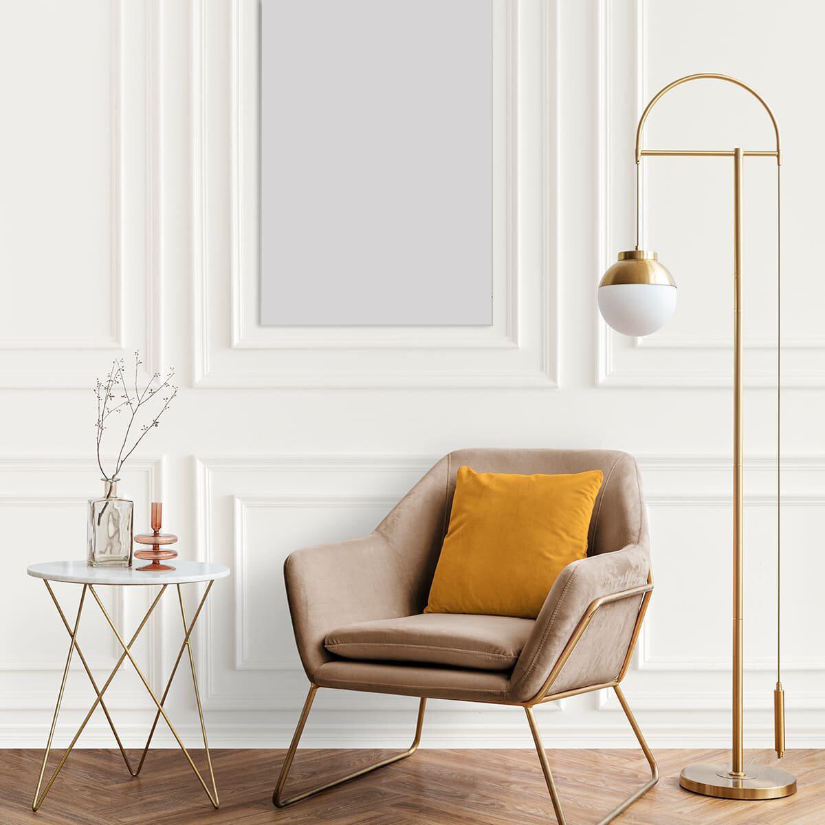 Самоклеящееся акриловое зеркало 400x600 мм в интерьере — легкое зеркальное панно для стен