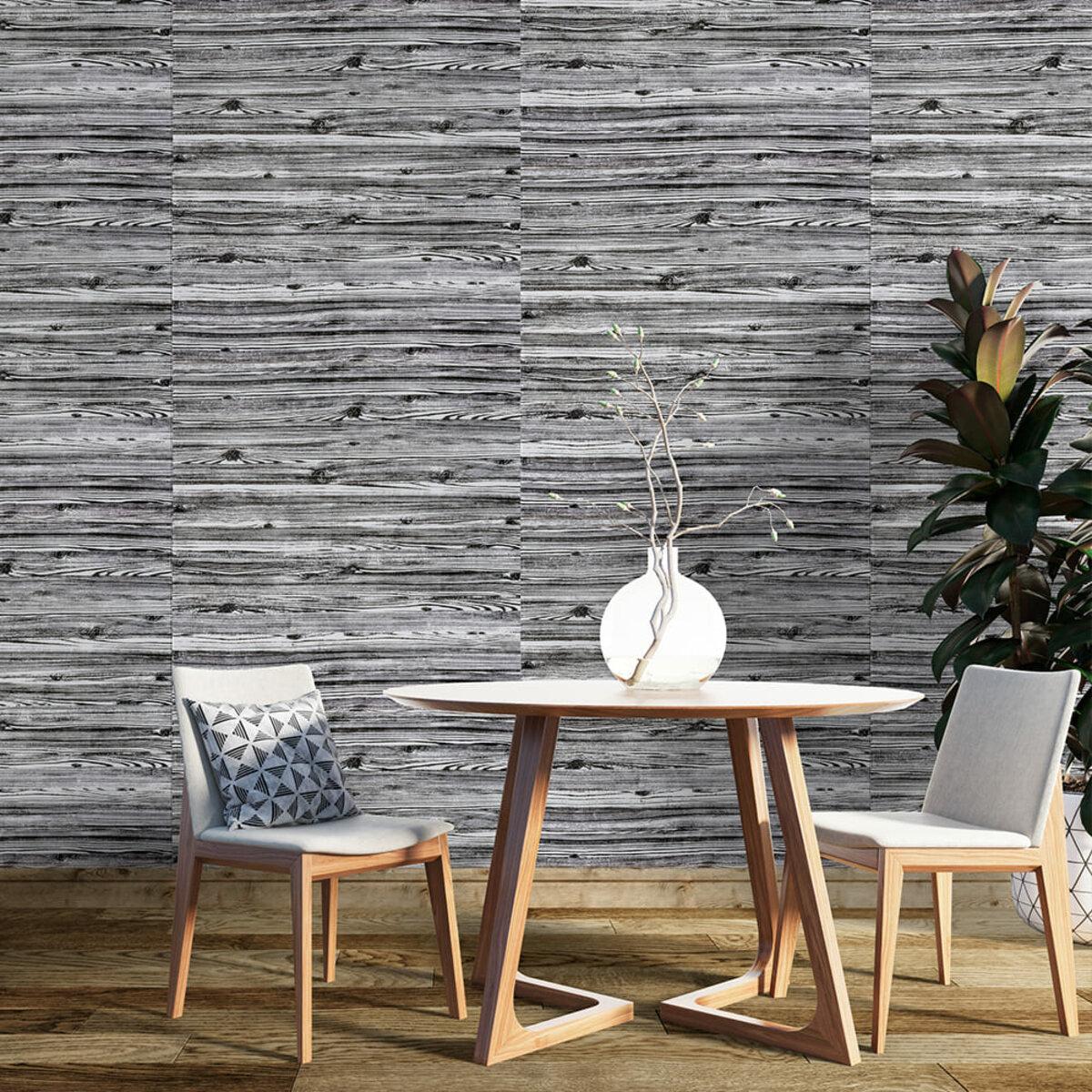 Декоративная 3D панель под дерево в интерьере — панели для отделки стен под дерево