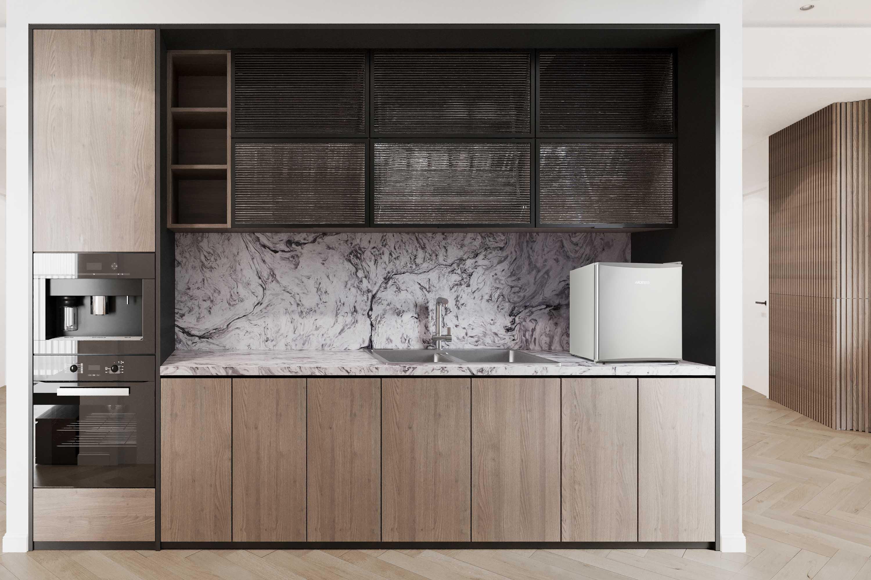 компактный холодильник 43 л ARDESTO в интерьере — мини холодильник 43 л