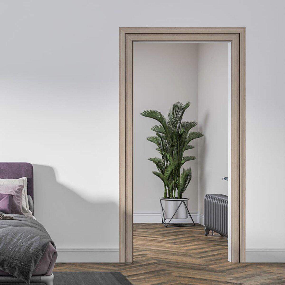 Рейка PS 120x2900x12 мм серебристый дуб — декоративные рейки для стен, крупный план текстура и профиль