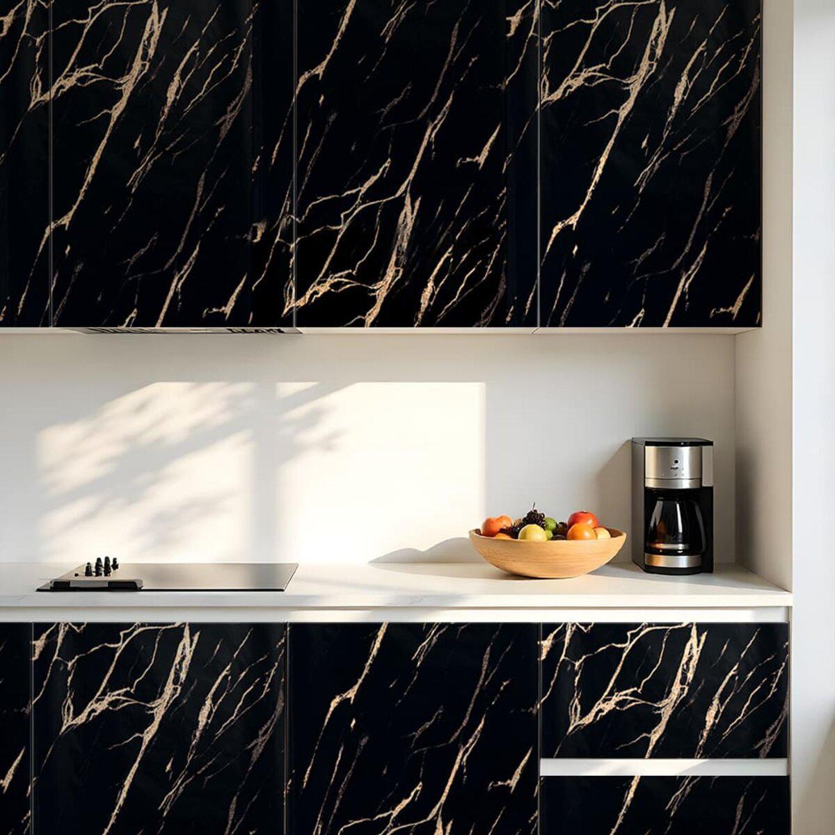 Глянцевая самоклеящаяся декоративная пленка для мебели и кухонных фасадов 600х10000 мм