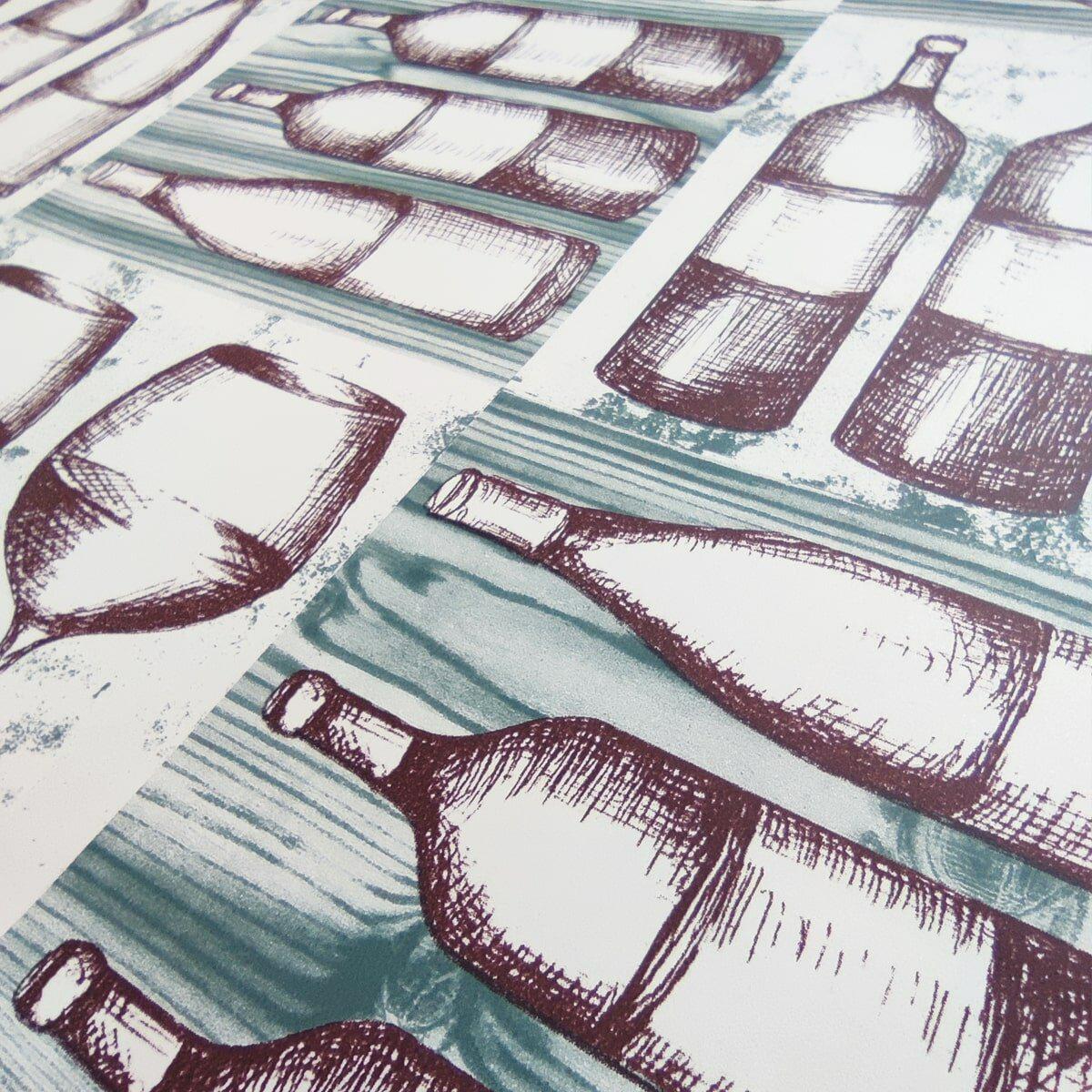 Крупный план декоративной самоклеющейся пленки винная, текстура ПВХ 0.07мм, самоклеящаяся пленка для мебели