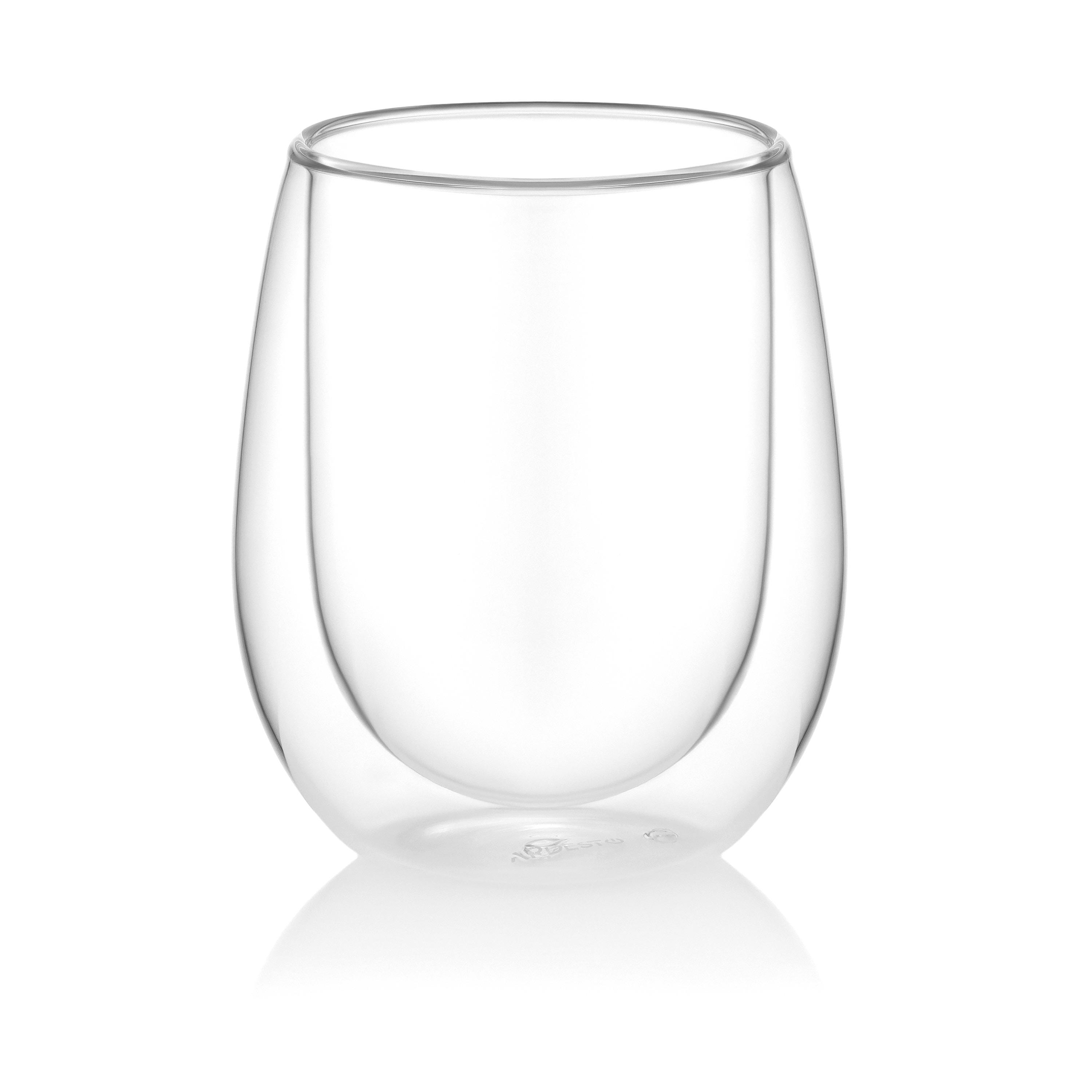 Боросиликатная чашка 350 мл с двойными стенками — термостойкие чашки с двойными стенками