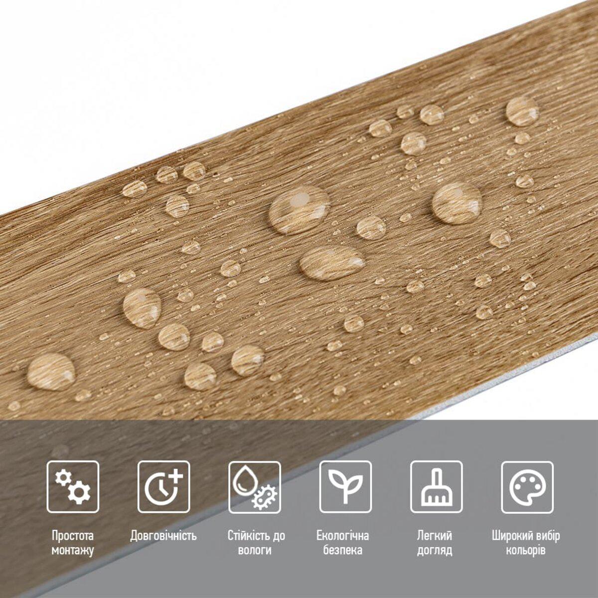 самоклеящийся плинтус для ванной, водостойкий матовый плинтус 2 мм с каплями воды