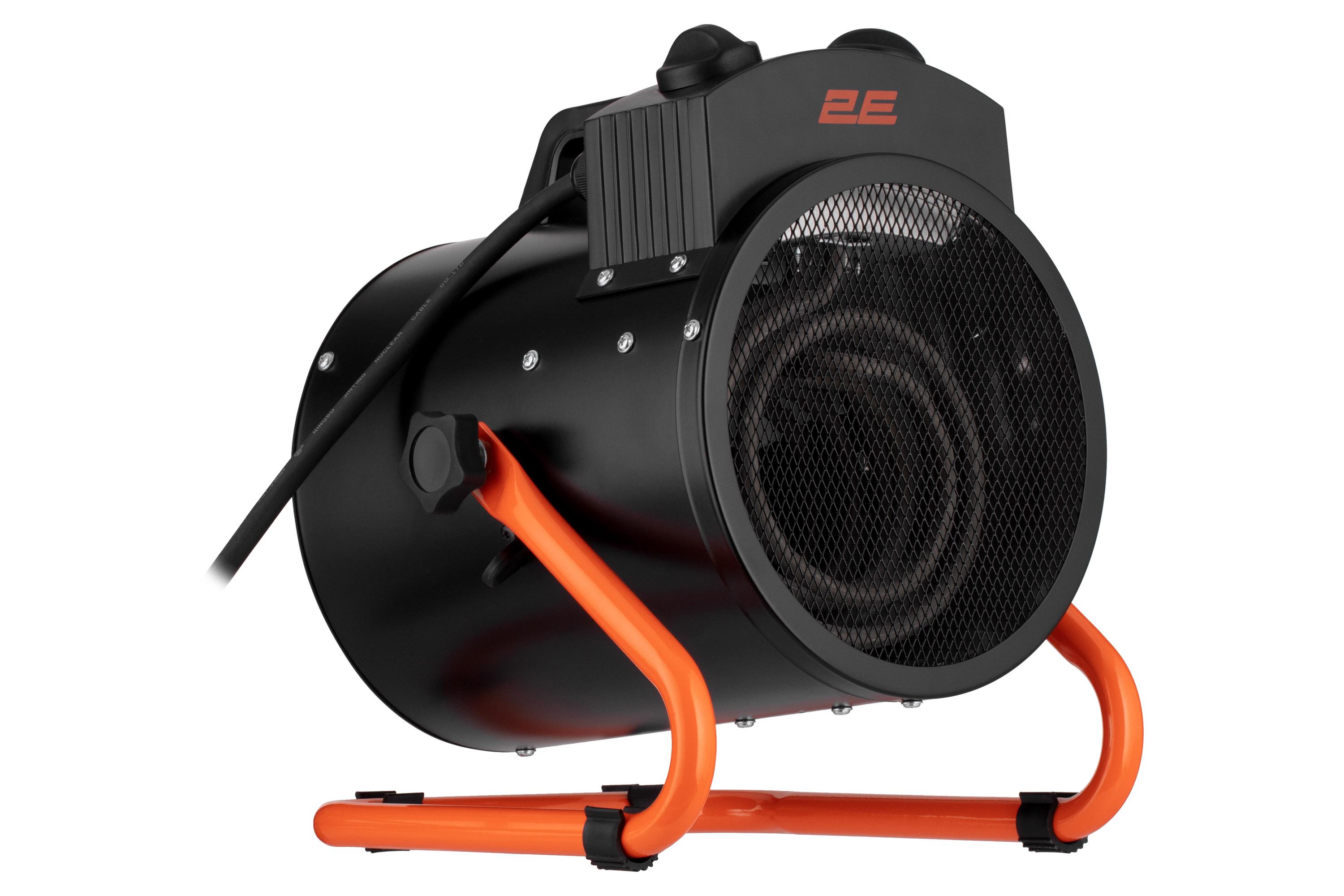 тепловой нагреватель для помещений до 30 м² — пушка с регулируемым термостатом и металлическим корпусом, расход воздуха 286 м³/ч