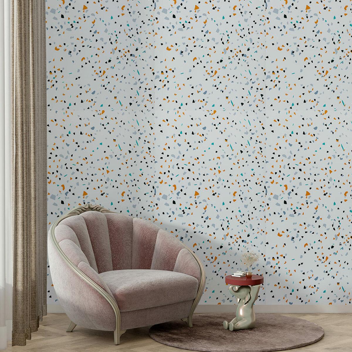 Интерьер с самоклеящейся декоративной ПВХ пленкой 600 мм на 10 м — глянцевая поверхность, обновление стены и мебели