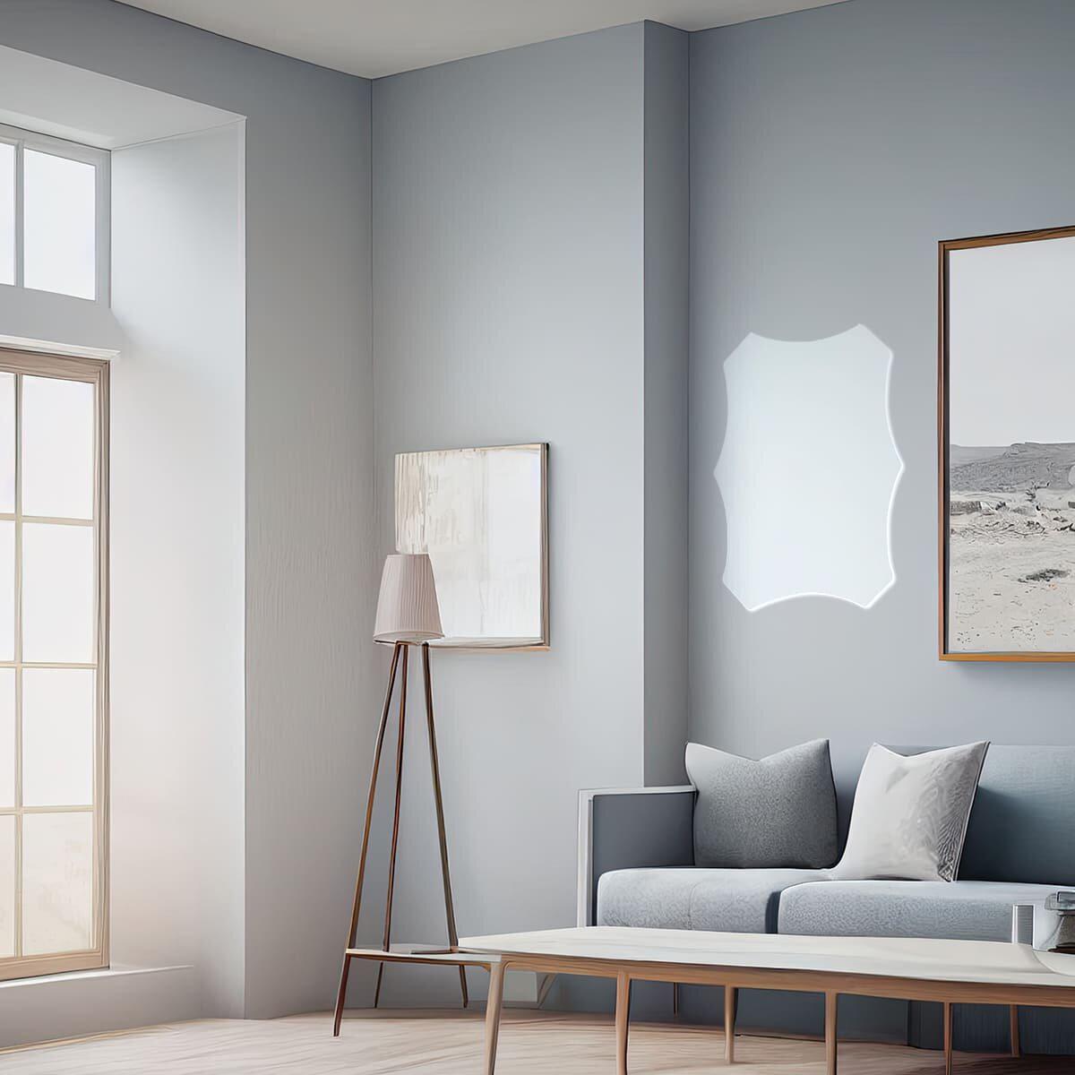 акриловое зеркало 400x600 в интерьере — самоклеящееся легкое зеркало для ванной